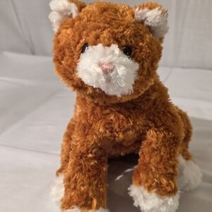 Gund "SIENNA" Orange and White Plush Cat